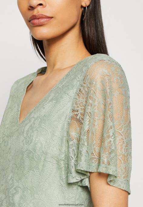 mulheres macacão verde claro/preto F4BZ0D871 Anna Field