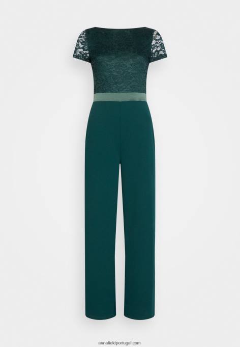 mulheres macacão verde escuro F4BZ0D890 Anna Field