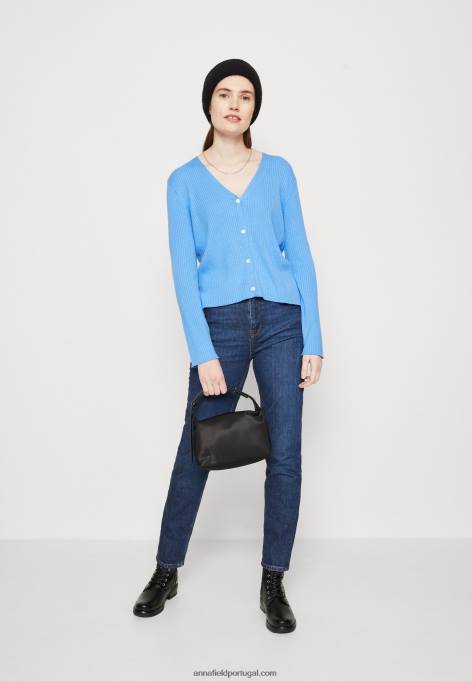 mulheres cardigã azul F4BZ0D829 Anna Field