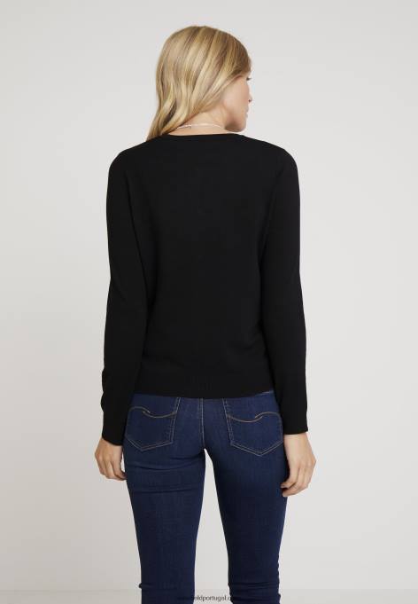 mulheres cardigã preto F4BZ0D820 Anna Field