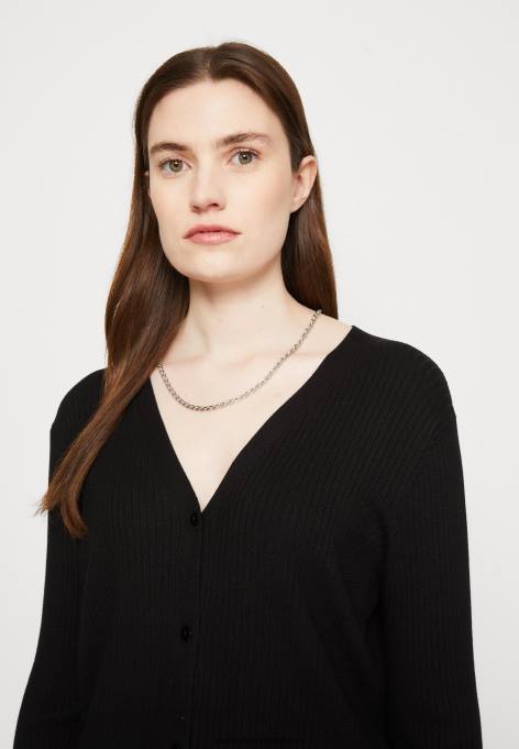 mulheres cardigã preto F4BZ0D824 Anna Field