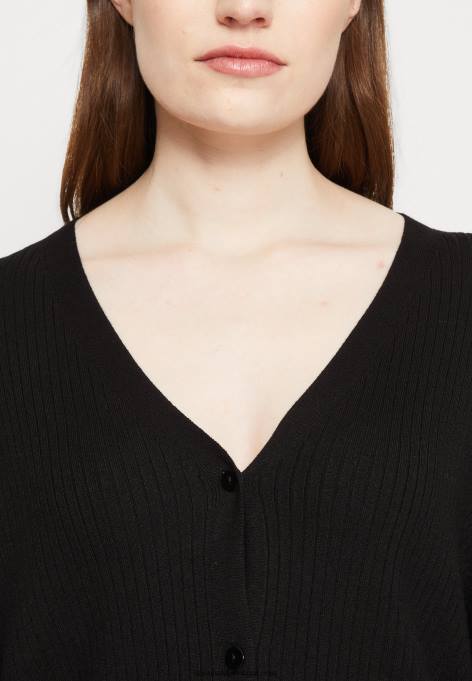 mulheres cardigã preto F4BZ0D824 Anna Field