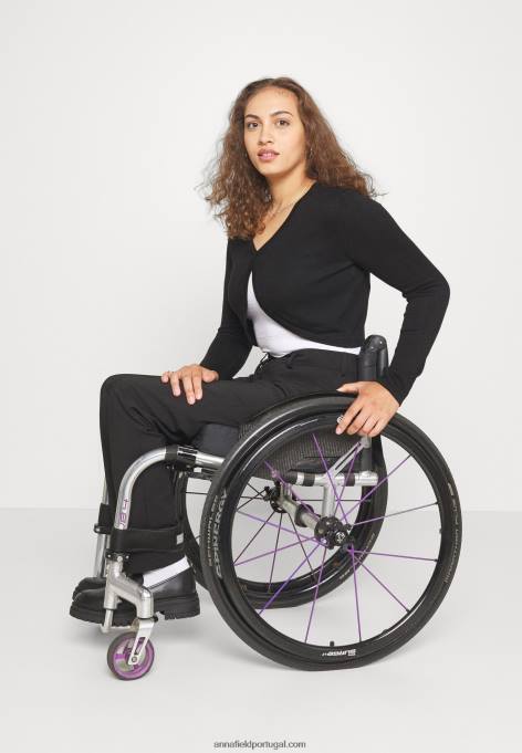 mulheres cardigã preto F4BZ0D832 Anna Field