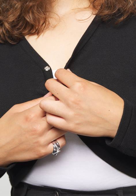 mulheres cardigã preto F4BZ0D832 Anna Field