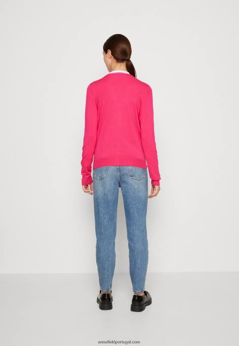 mulheres cardigã rosa F4BZ0D826 Anna Field