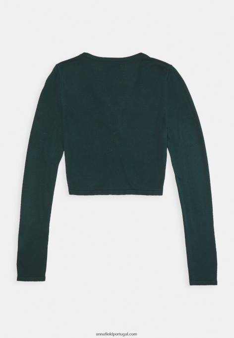 mulheres cardigã verde escuro F4BZ0D830 Anna Field