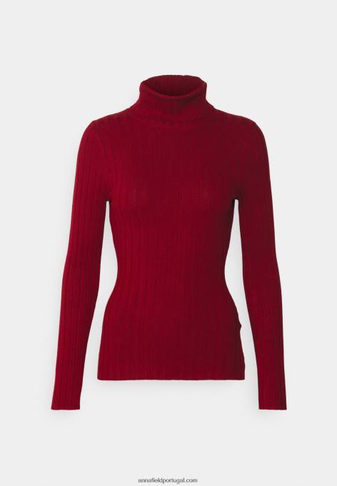 mulheres jumper vermelho escuro F4BZ0D843 Anna Field