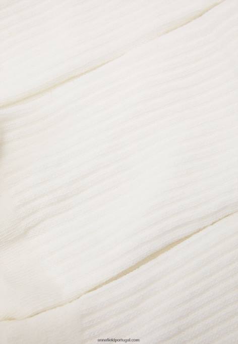 mulheres 10 pacotes de meias off white F4BZ0D1122 Anna Field