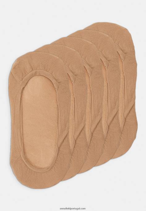 mulheres 5pack meias de treino nuas F4BZ0D1157 Anna Field