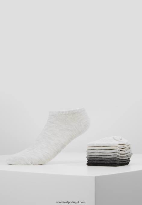 mulheres 8pp tênis meias meias cinza F4BZ0D1146 Anna Field