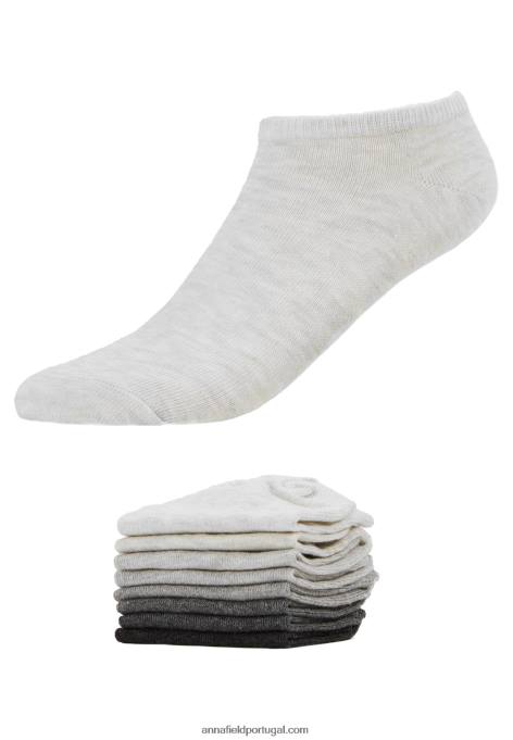 mulheres 8pp tênis meias meias cinza F4BZ0D1146 Anna Field