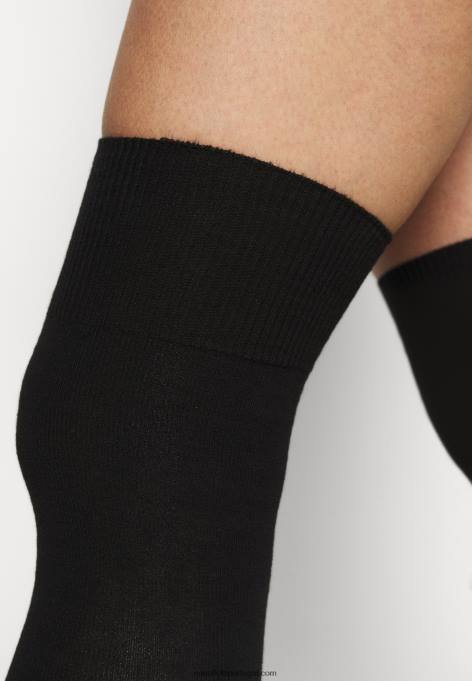 mulheres Pacote de 2 meias over the knee pretas F4BZ0D1159 Anna Field