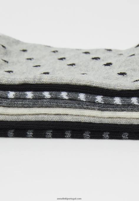 mulheres meias de treino cinza F4BZ0D1156 Anna Field