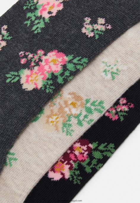 mulheres meias pretas/bege F4BZ0D1129 Anna Field