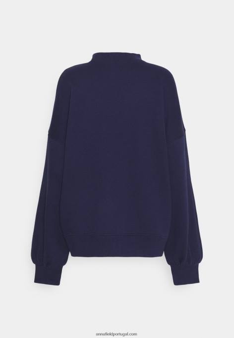 mulheres moletom azul escuro F4BZ0D757 Anna Field