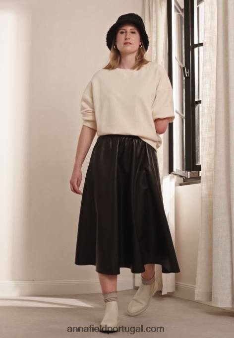 mulheres moletom bege F4BZ0D758 Anna Field