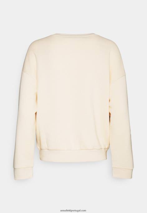 mulheres moletom bege F4BZ0D758 Anna Field