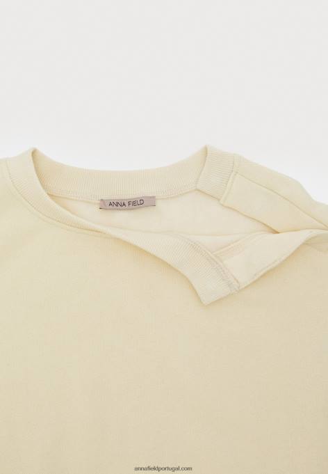 mulheres moletom bege F4BZ0D758 Anna Field
