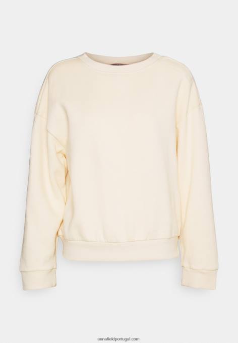 mulheres moletom bege F4BZ0D758 Anna Field