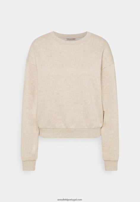 mulheres moletom bege manchado F4BZ0D756 Anna Field