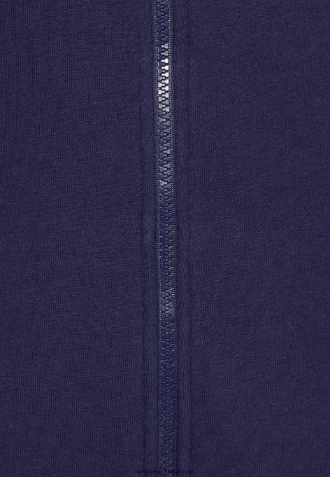 mulheres moletom com zíper azul escuro F4BZ0D769 Anna Field