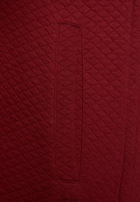 mulheres moletom com zíper bordeaux F4BZ0D735 Anna Field