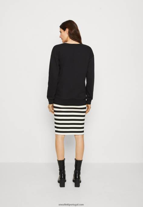 mulheres moletom preto F4BZ0D764 Anna Field