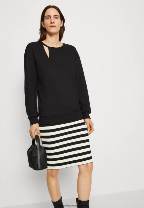 mulheres moletom preto F4BZ0D764 Anna Field