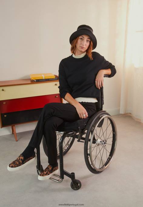 mulheres moletom preto F4BZ0D765 Anna Field