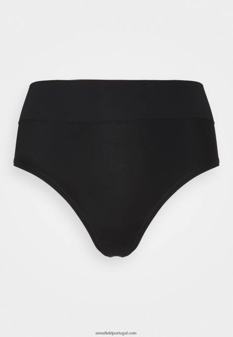 mulheres 2pp tanga de cintura alta tanga preta F4BZ0D1012 Anna Field