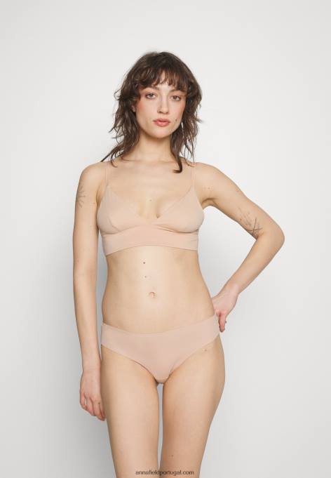 mulheres 3 pack bustier cinza/branco/nude F4BZ0D938 Anna Field