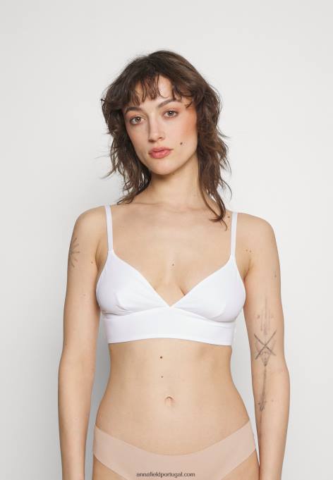 mulheres 3 pack bustier cinza/branco/nude F4BZ0D938 Anna Field