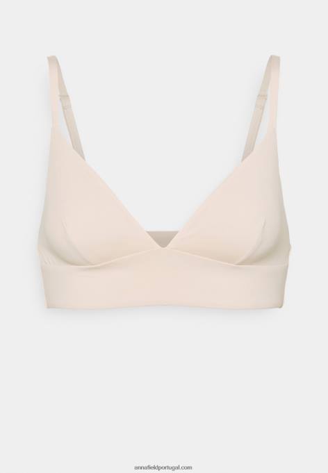 mulheres 3pp bralette sutiã triângulo nude F4BZ0D950 Anna Field