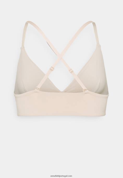 mulheres 3pp bralette sutiã triângulo nude F4BZ0D950 Anna Field