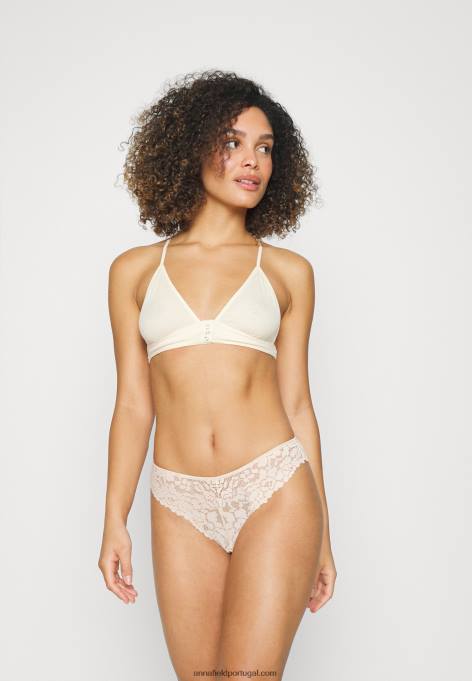 mulheres 3pp cueca verde nude/branco/rosa F4BZ0D981 Anna Field