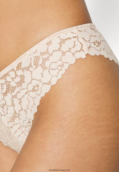 mulheres 3pp cueca verde nude/branco/rosa F4BZ0D981 Anna Field