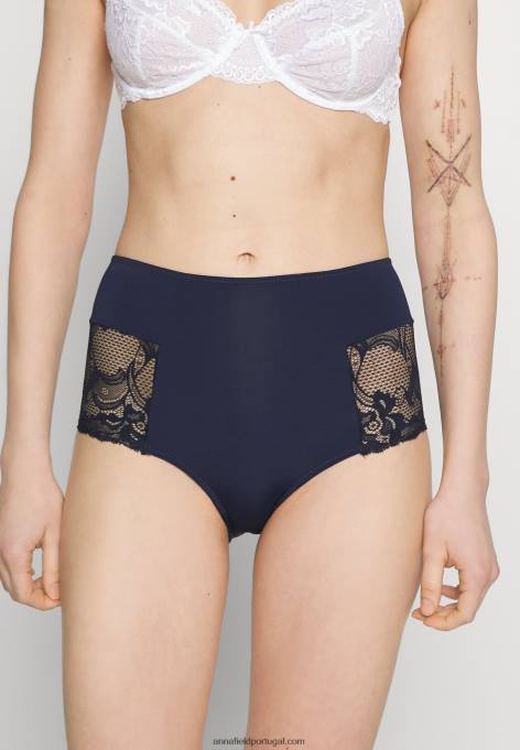 mulheres Pacote com 2 cuecas azul escuro/branco F4BZ0D1002 Anna Field
