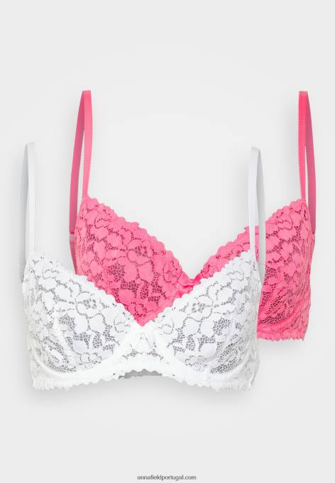 mulheres Pacote com 2 sutiãs com armação rosa/bege F4BZ0D937 Anna Field