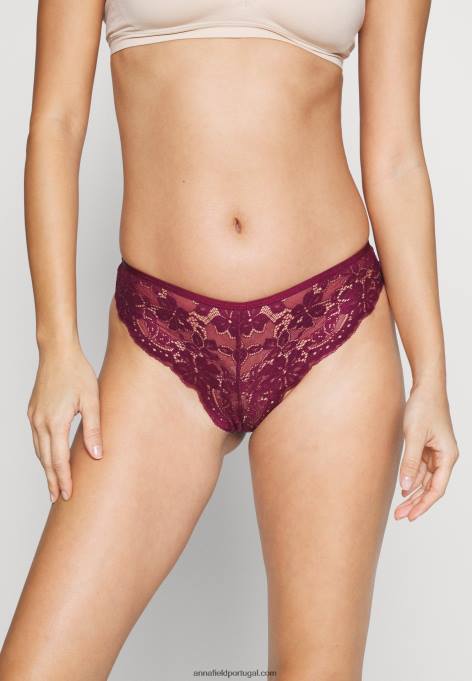 mulheres Pacote com 5 cuecas preto/vermelho/nude F4BZ0D994 Anna Field