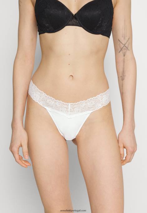 mulheres Pacote com 5 tangas rosa/preto F4BZ0D980 Anna Field