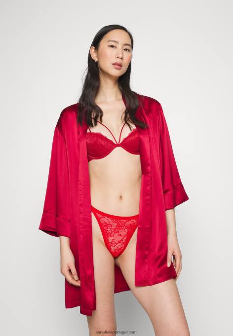 mulheres Pacote com 5 tangas vermelho/azul/branco F4BZ0D971 Anna Field