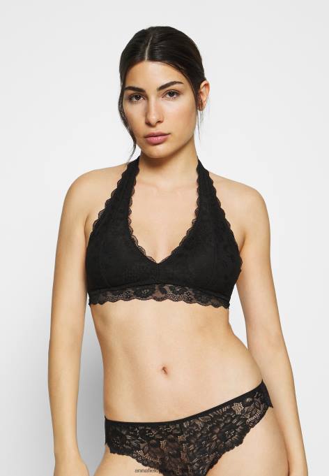 mulheres Pacote com 7 cuecas de renda nova variação da cueca micro painel greer preta F4BZ0D956 Anna Field