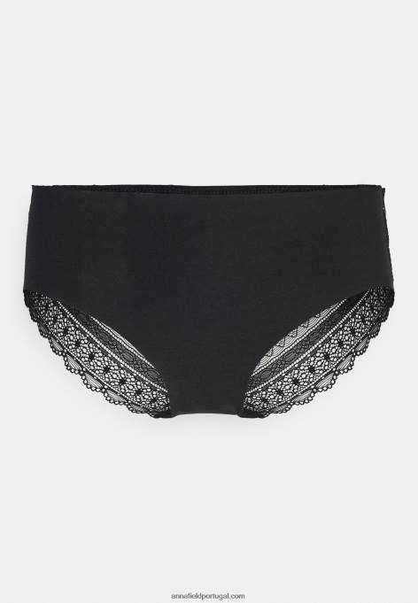 mulheres Pacote com 7 cuecas pretas F4BZ0D1016 Anna Field