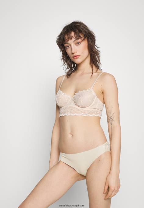 mulheres Pacote com 7 cuecas preto/nude/branco F4BZ0D984 Anna Field