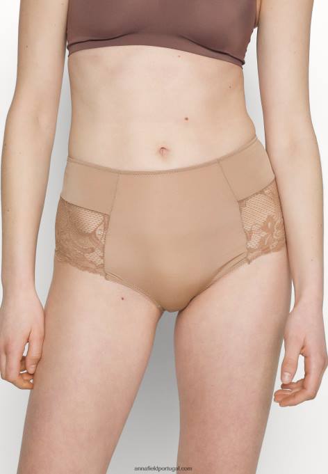 mulheres Pacote de 2 cuecas pretas/nudes F4BZ0D987 Anna Field