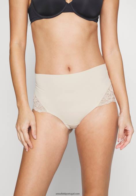 mulheres Pacote de 2 cuecas pretas/nudes F4BZ0D988 Anna Field