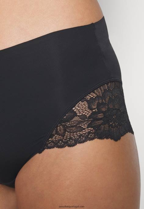 mulheres Pacote de 2 cuecas pretas/nudes F4BZ0D988 Anna Field