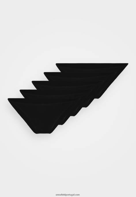 mulheres cueca brasileira blair 5pp preta F4BZ0D958 Anna Field