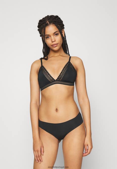 mulheres frolice 10pp cueca curta preta F4BZ0D1009 Anna Field