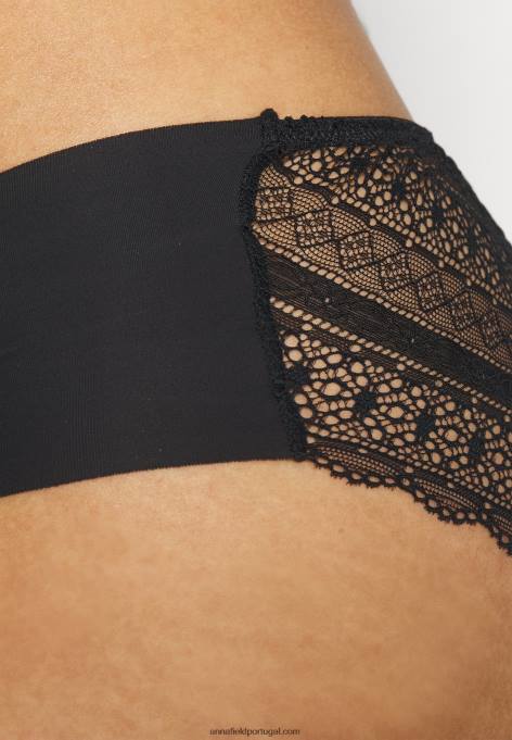 mulheres frolice 10pp cueca curta preta F4BZ0D1009 Anna Field